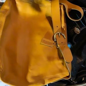 Coach leather bag